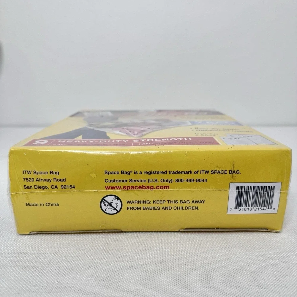 Zip N' Go by Space Bag 9 Bag Value Pack XL XXL New Sealed